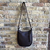 Chestnut Leather Handbag — A Pied Shoe Boutique