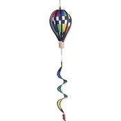 12 in. Hot Air Balloon – Checkered Rainbow