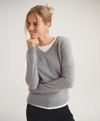 Basic Cashmere V-Neck Sweater