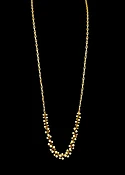 Beaded Center Cluster Necklace
