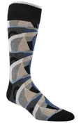 ABSTRACT SOCKS BLACK