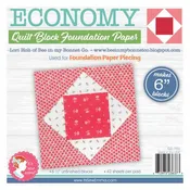 Economy Block Foundation Paper | 6"