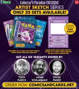 Artist Sketch Series: TAMA #1-6 TONY FLEECS 1:10 Variants, Signed by Tony Fleecs, Adam Schlagman, Doug Pasko + SKETCH by Tony, LTD to 25