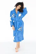 Mandy Moo Applique Long Terry Loop Bathrobe
