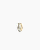 14K Diamond Banks Single Huggie