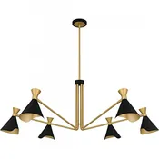 Arden 6-Light Matte Black Chandelier