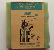 L'Âne Qui Bulle aka The Bubble Donkey Comme un air de Provence 95g  COLD SAPONIFIED Soap with Donkey Milk for Face &amp;amp; Body | Made in France