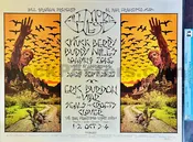 BG-250 - Chuck Berry/Eric Burdon - David Singer Signed - 1970 Poster - Fillmore West - CGC Graded 9.8
