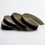 1.5" Premium Velvet with Gold Edge/Black