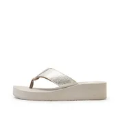 Ivory Leyla Wedge Sandal by Yellow Box