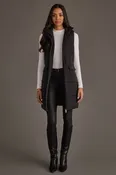 Black Long Vest
