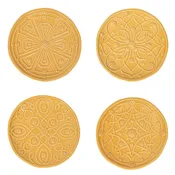 Juliska Jardins Du Monde Side/Cocktail Plate Assorted Set/4