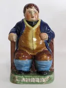 19th Century Daniel Lambert Staffordshire Figure, 10"H, PA6296