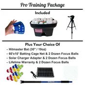 Personal Pitcher® Pro Training Package w/curveballs (Choose One Option Below)