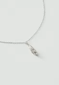 Alba Silver Cardamom Pod Necklace | Silver