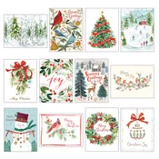 12 Card Greeting Card Collection-Christmas Greeting Cards
