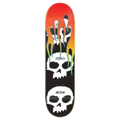3 Skull Flames Deck - 8.25