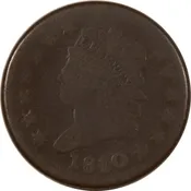 1810/09 CLASSIC HEAD LARGE CENT - GOOD-VERY GOOD EXAMPLE!