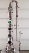 Stainless Steel Flute Column - 4 inch | Olympic Distillers