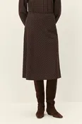 Brown Plaid Colette Bias Skirt