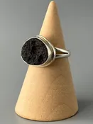 •AGNI MANITITE - WIDE TEAR• split band silver ring (size 6.75)