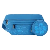 Loungefly Stitch Ohana Canvas Convertible Belt Bag with Coin Bag
