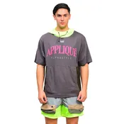 Alpha Style Men's Chris Hooded Tee - Dark Grey