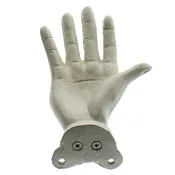 Antique White Wall Mounted Cast Iron Open Right Hand