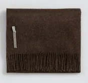 Alicia Adams Alpaca Throw in Bark/Solid