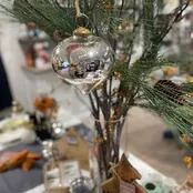 4" Glass bulb ornament