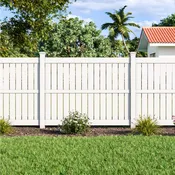 6″ Semi-Privacy Vinyl Fencing