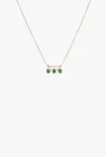 3 Emerald Necklace