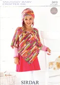 Sirdar 2413 Poncho & Helmet
