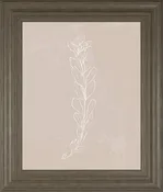 22x26 Blush Bloom II By Annie Warren - Beige
