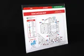 Tabbed Cardstock Safety Maps with Acrylic Holder