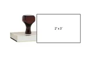 2" x 3" Wooden Stamp