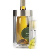 Prodyne Thick Acrylic and Stainless Steel Iceless Wine Cooler