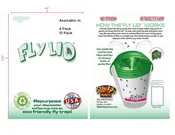 Fly Lid Eco Friendly Fly Trap 6 PK