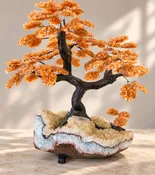Duo Citrine Environmental Gem Tree