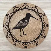 9" Snipe Clan Trivet/Hot Plate — Tuscarora WoodWorks