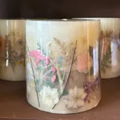 Floral Decorative Scented Candle