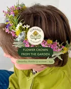 Flower Crown From The Garden October 17 At 10Am