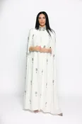 White Royal Abaya