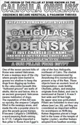 CALIGULA'S OBELISK