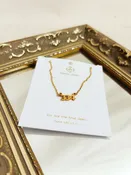 334 Area Code Gold Necklace