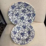 5 Place Settings Grindley "Blue Bouquet" English China