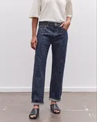 105W 60's Selvedge Denim Jeans Zipper Fly, One Wash