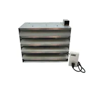 100k Top Port Hydronic hanging heater, W/ CORD, Variable speed fan,& THERMOSTAT