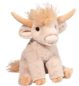 Laddie Soft Cream Highland Cow Stuffie