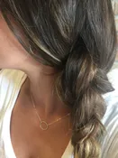 Silver Circle Necklace